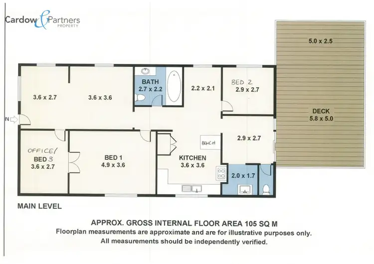 Floorplan of Homely house listing, 66 Myrtle Street, Dorrigo NSW 2453