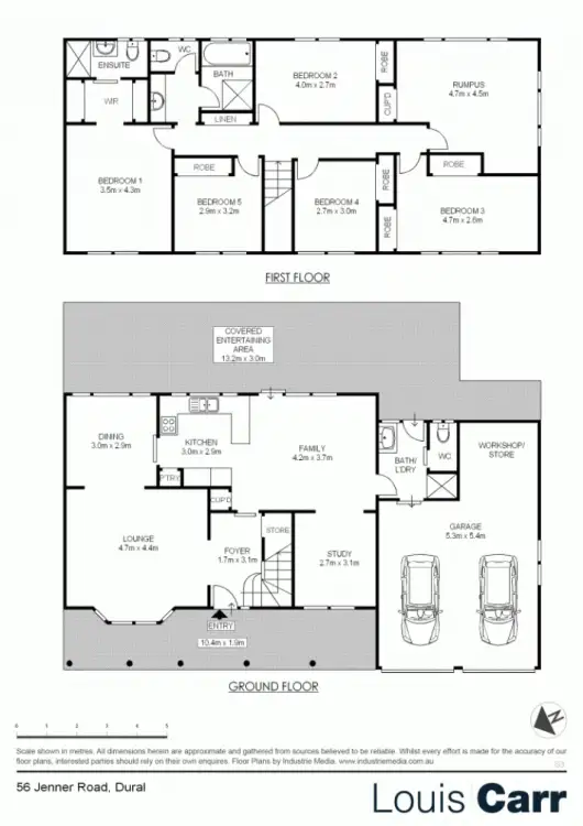 Floorplan of Homely house listing, 56 Jenner Road, Dural NSW 2158