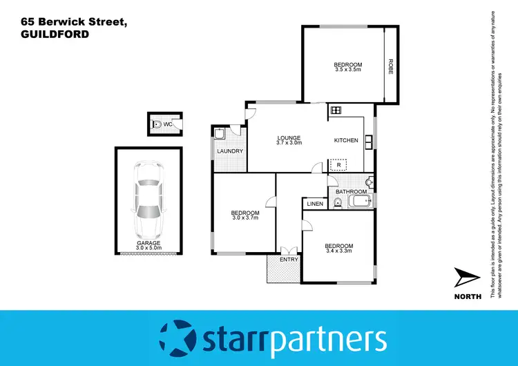 Floorplan of Homely house listing, 65 Berwick Street, Guildford NSW 2161