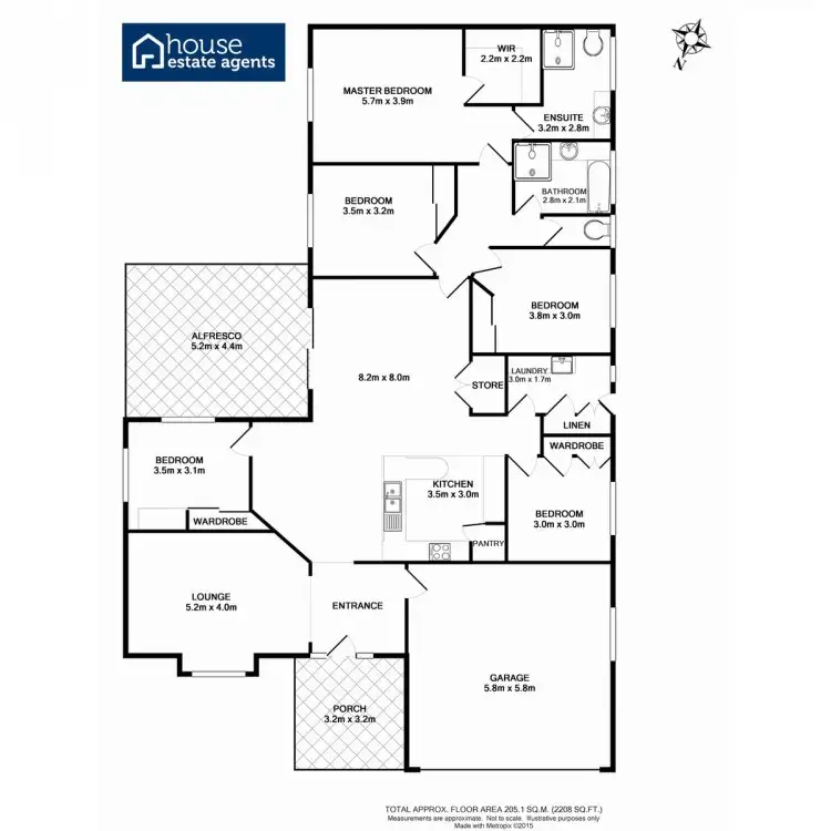 Floorplan of Homely house listing, 17 Hanna Court, Westbrook QLD 4350