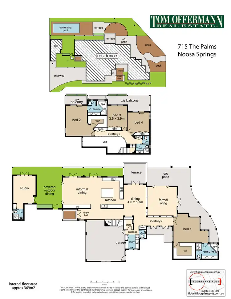 Floorplan of Homely house listing, 715/61 Noosa Springs Drive, Noosa Heads QLD 4567