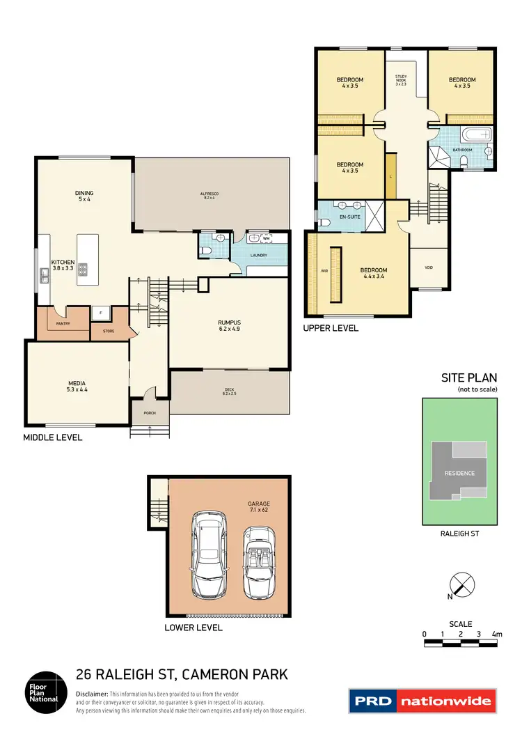 Floorplan of Homely house listing, 26 Raleigh Street, Cameron Park NSW 2285