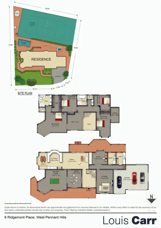 Floorplan of Homely house listing, 6 Ridgemont Close, West Pennant Hills NSW 2125