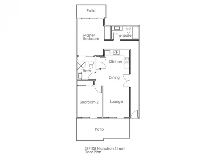 Floorplan of Homely house listing, 29/108 Nicholson St, Greenslopes QLD 4120