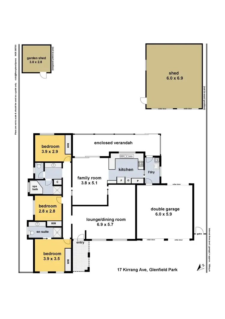 Floorplan of Homely house listing, 17 Kirrang Avenue, Glenfield Park NSW 2650