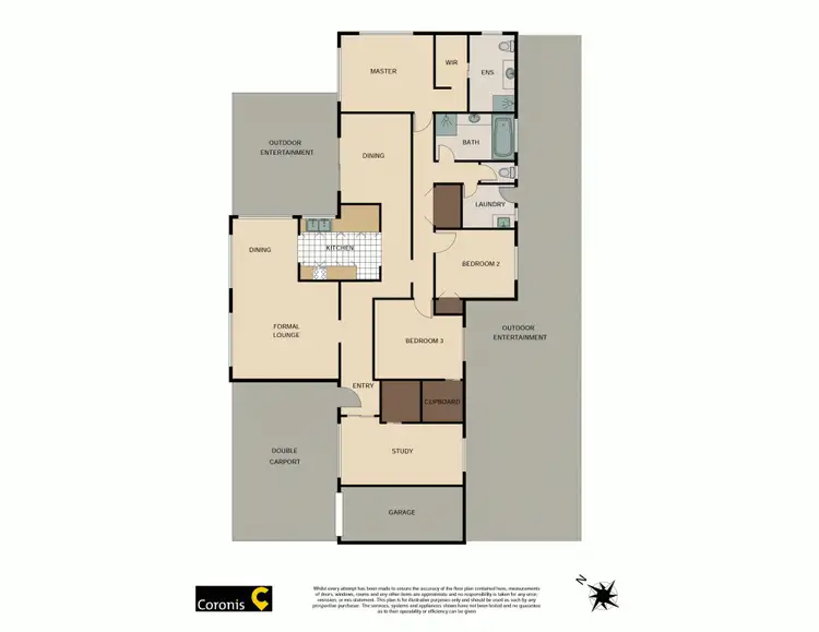 Floorplan of Homely house listing, 3 Lucks Road, Ballard QLD 4352