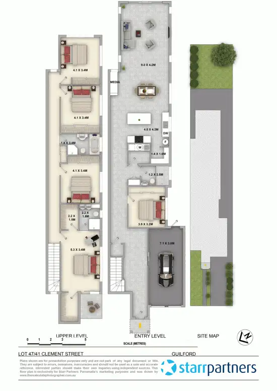 Floorplan of Homely semi-detached listing, 48/41 Clement St, Guildford NSW 2161