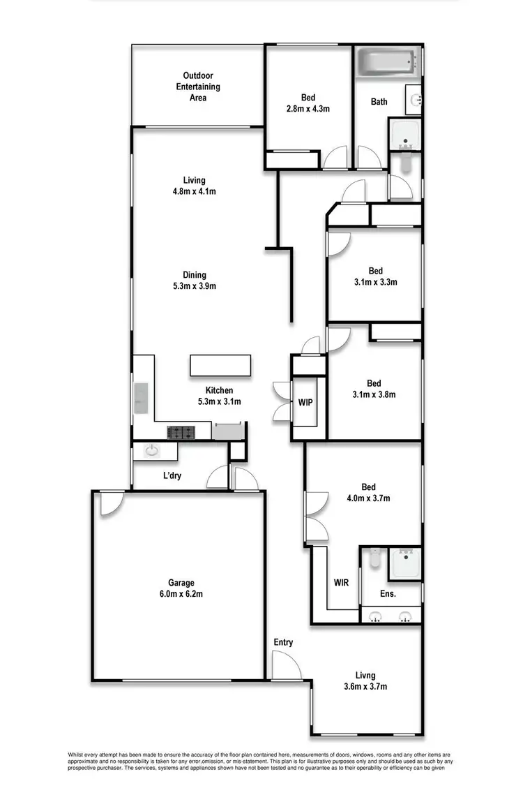 Floorplan of Homely house listing, 36 Turquoise Place, Caloundra West QLD 4551