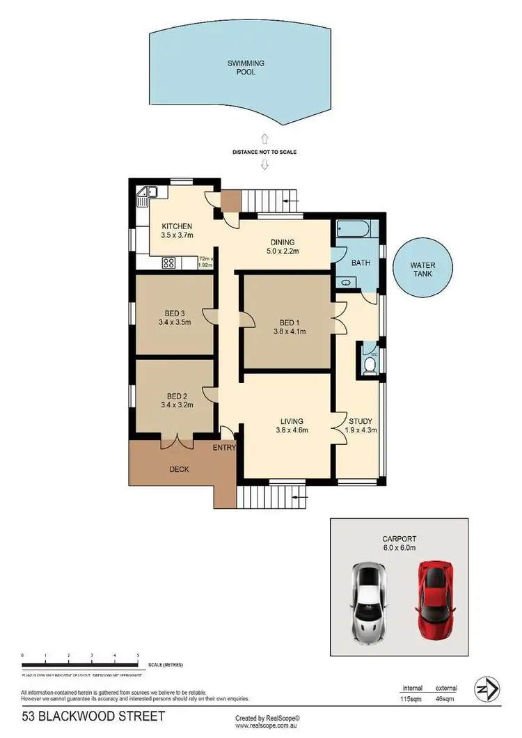 Floorplan of Homely house listing, 53 Blackwood Street, Sherwood QLD 4075