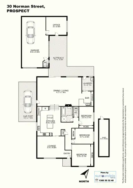 Floorplan of Homely house listing, 30 Norman Street, Prospect NSW 2148