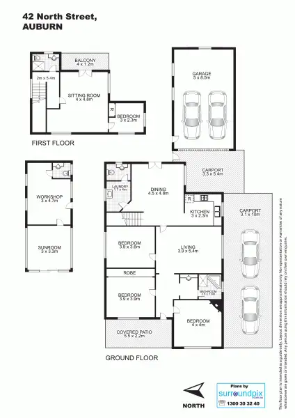 Floorplan of Homely house listing, 42 North St, Auburn NSW 2144
