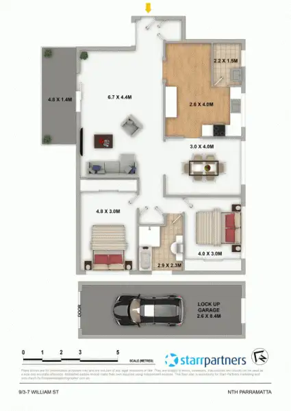 Floorplan of Homely unit listing, 9/3-7 William Street, North Parramatta NSW 2151