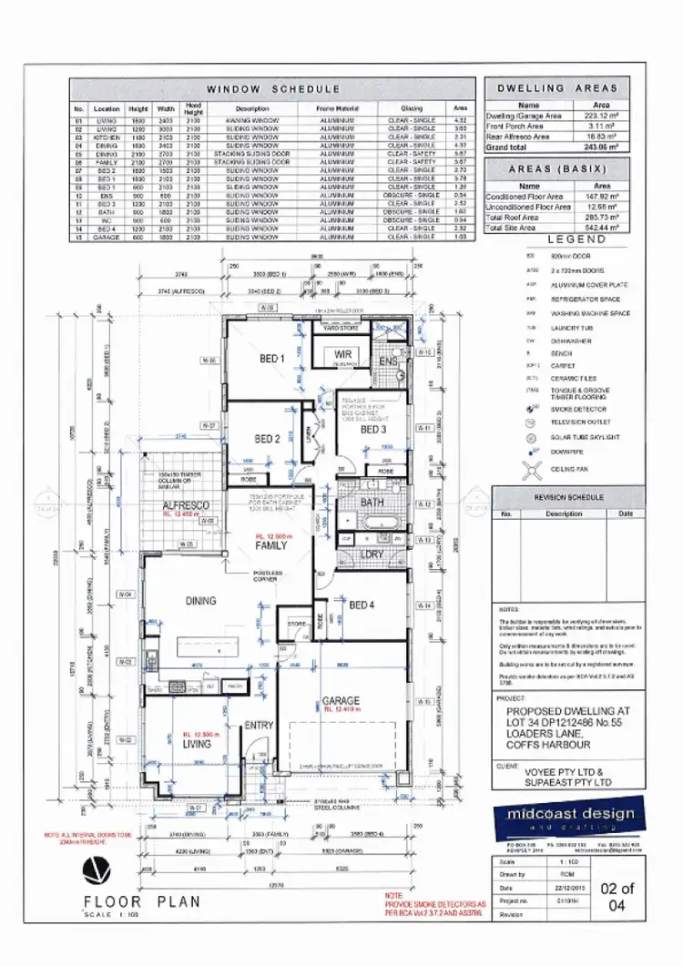 Floorplan of Homely house listing, 55 Loaders Lane, Coffs Harbour NSW 2450