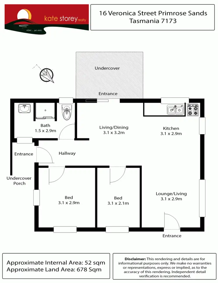 Floorplan of Homely house listing, 16 Veronica Street, Primrose Sands TAS 7173