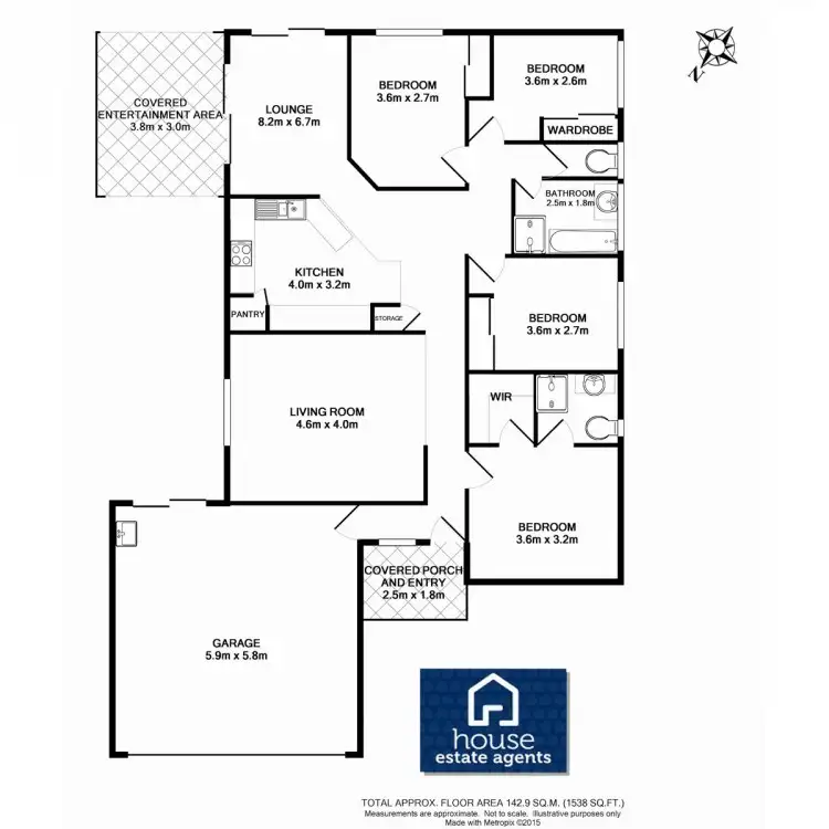 Floorplan of Homely house listing, 1 Harrison Court, Darling Heights QLD 4350