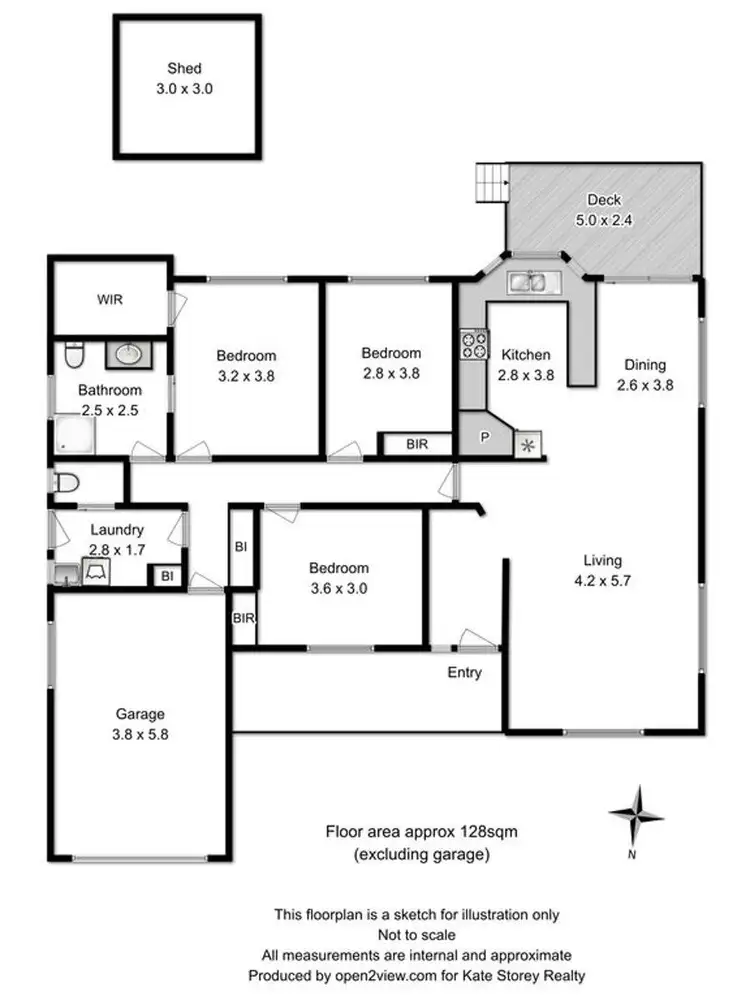 Floorplan of Homely house listing, 9 Antonio Court, Kingston TAS 7050
