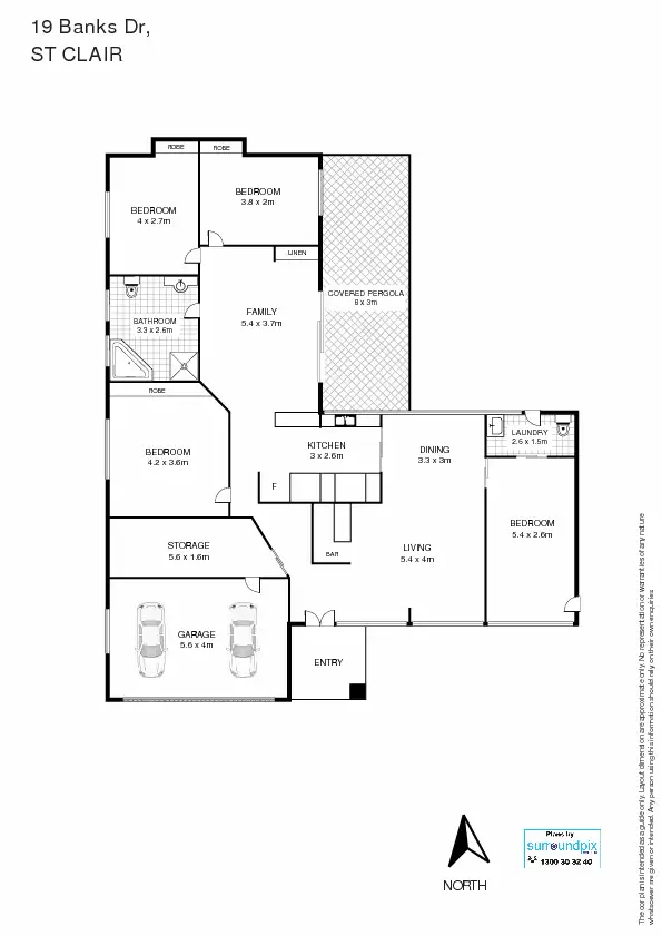 Floorplan of Homely house listing, 19 Banks Drive, St Clair NSW 2759
