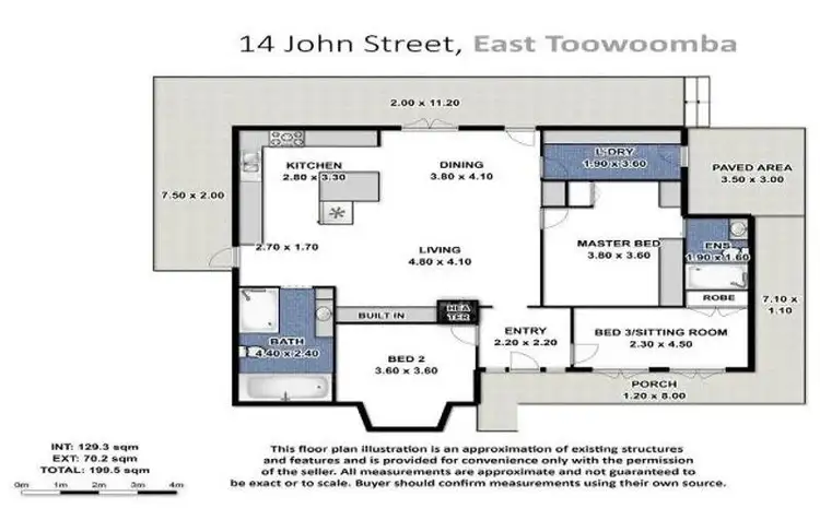 Floorplan of Homely house listing, 14 John Street, East Toowoomba QLD 4350