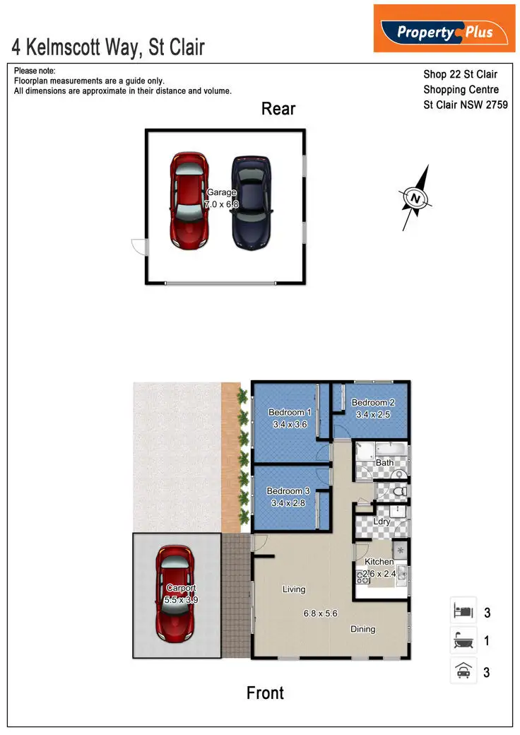 Floorplan of Homely house listing, 4 Kelmscott Way, St Clair NSW 2759