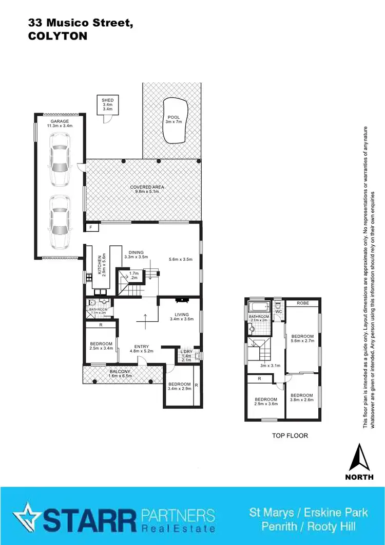 Floorplan of Homely house listing, 33 Muscio Street, Colyton NSW 2760