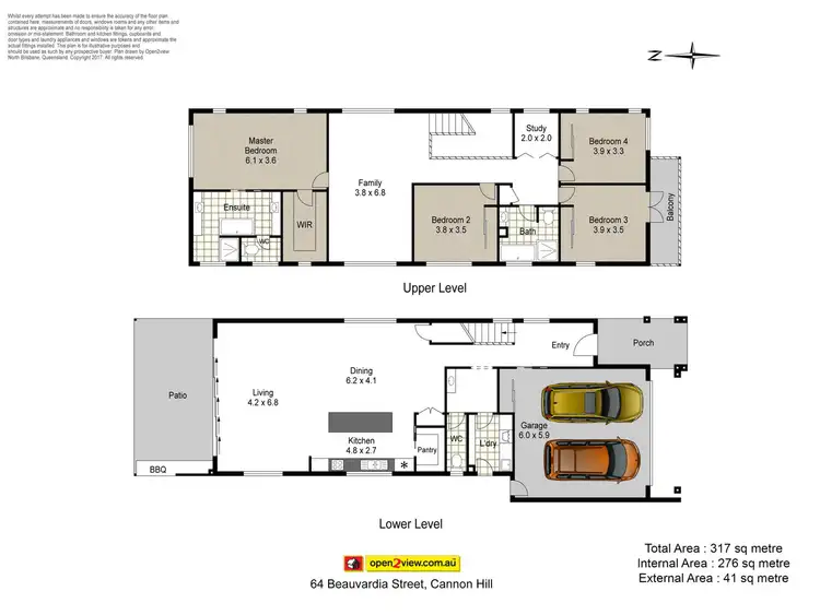 Floorplan of Homely house listing, 64 Beauvardia Street, Cannon Hill QLD 4170