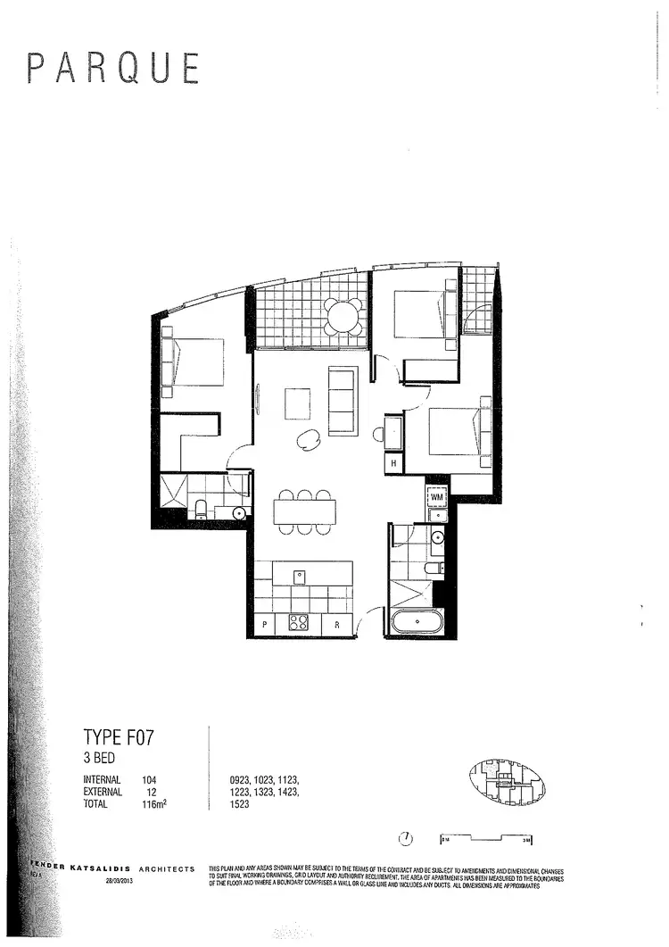 Floorplan of Homely apartment listing, 555 St Kilda Road, Melbourne (CBD) VIC 3000