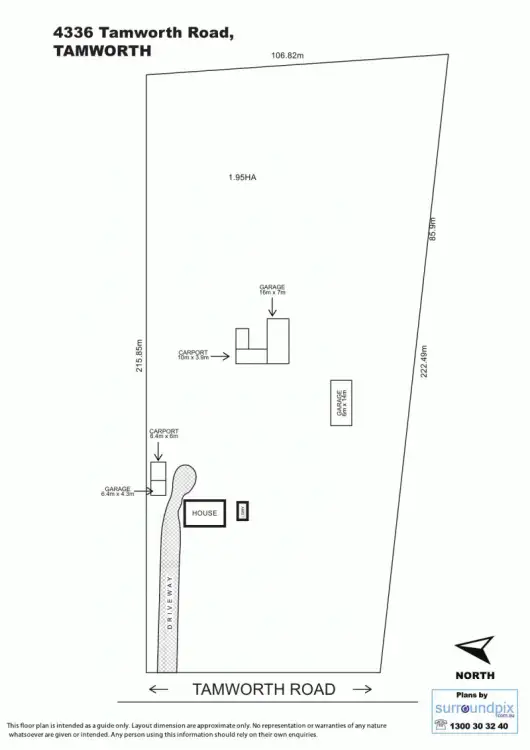 Floorplan of Homely rural property listing, 4336 Manilla Road, Manilla NSW 2346