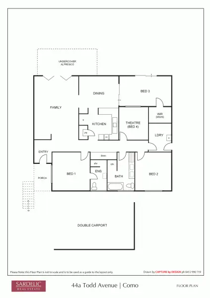 Floorplan of Homely house listing, 44A Todd Ave, Como WA 6152