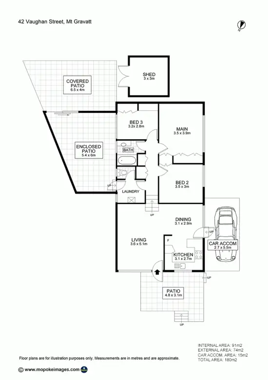 Floorplan of Homely house listing, 42 Vaughan St, Mount Gravatt QLD 4122