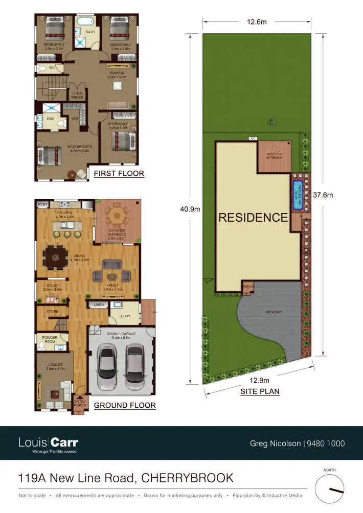 Floorplan of Homely house listing, 119a New Line Rd, Cherrybrook NSW 2126