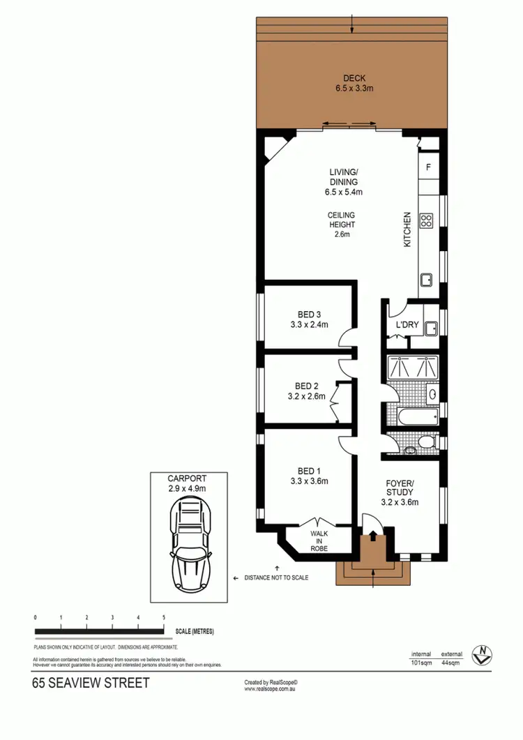 Floorplan of Homely house listing, 65 Seaview Street, Brighton QLD 4017