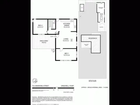 Floorplan of Homely house listing, 79 Comarong Street, Greenwell Point NSW 2540