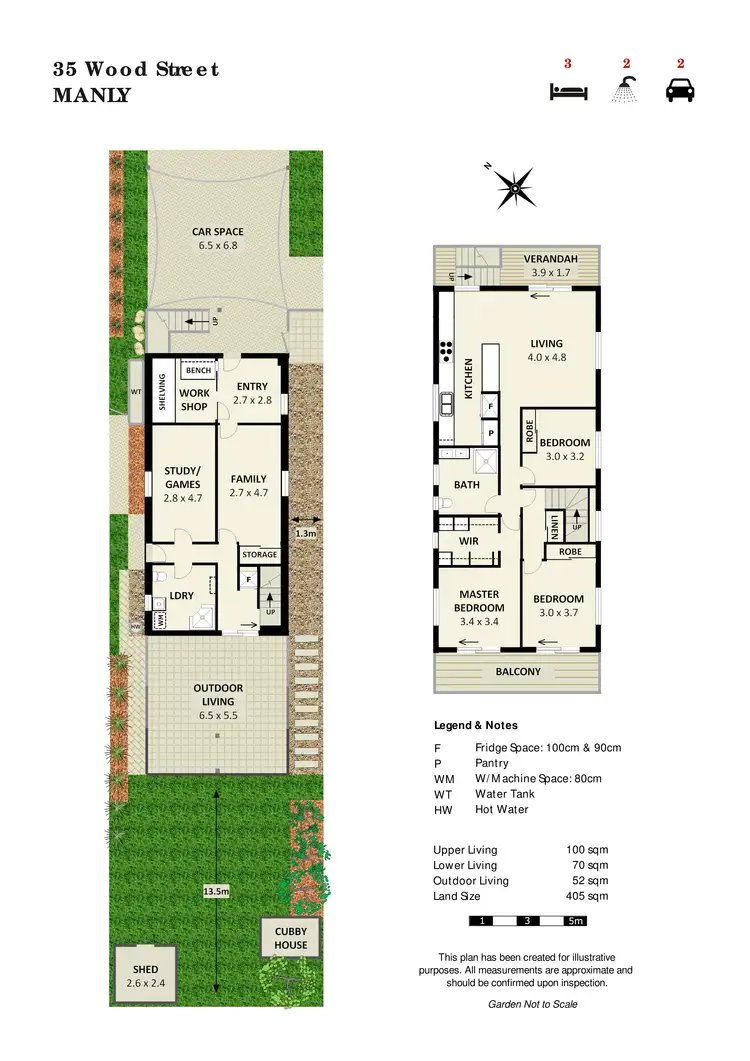 Floorplan of Homely house listing, 35 Wood Street, Manly QLD 4179