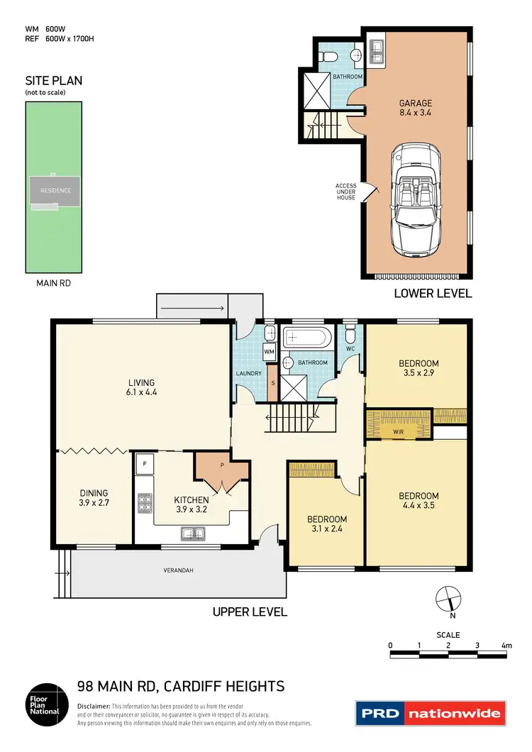 Floorplan of Homely house listing, 98 Main Road, Cardiff Heights NSW 2285