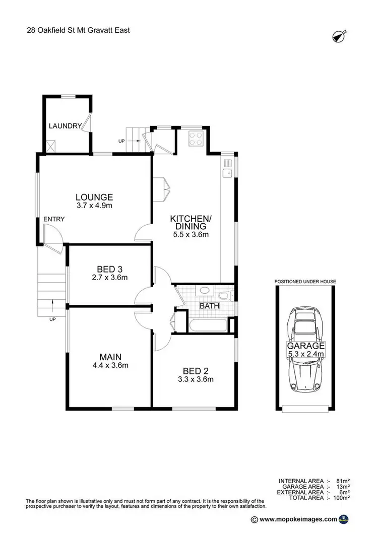 Floorplan of Homely house listing, 28 Oakfield Street, Mount Gravatt East QLD 4122