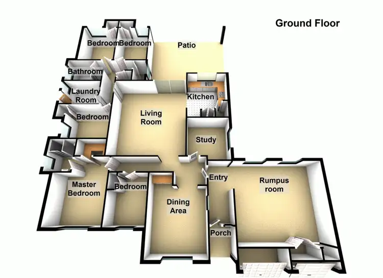 Floorplan of Homely house listing, 3 Hartree Court, Bracken Ridge QLD 4017