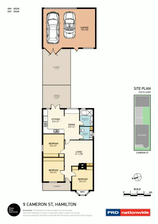 Floorplan of Homely house listing, 9 Cameron Street, Hamilton NSW 2303