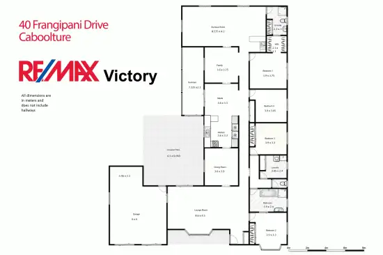 Floorplan of Homely rural property listing, 40 Frangipani Drive, Caboolture QLD 4510