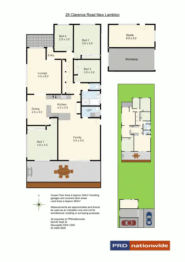 Floorplan of Homely house listing, 28 Clarence Road, New Lambton NSW 2305