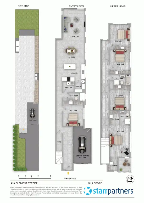 Floorplan of Homely semi-detached listing, 41a Clement Street, Guildford NSW 2161