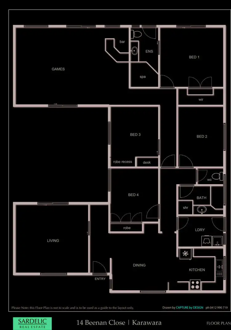 Floorplan of Homely house listing, 14 Beenan Close, Karawara WA 6152