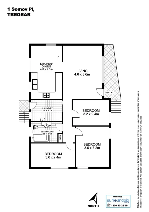Floorplan of Homely house listing, 1 Somov Place, Tregear NSW 2770