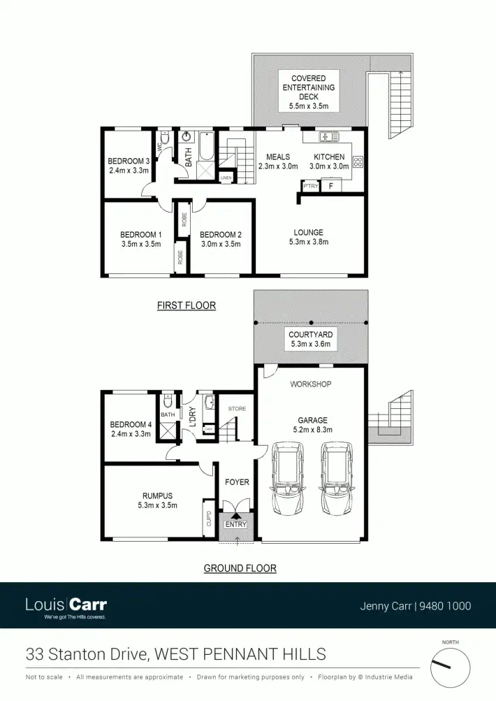 Floorplan of Homely house listing, 33 Stanton Drive, West Pennant Hills NSW 2125