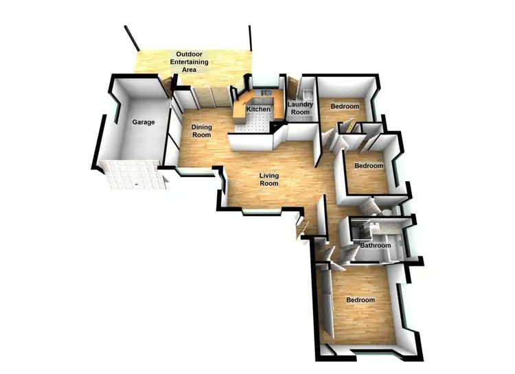 Floorplan of Homely house listing, 23 Summerfields Drive, Caboolture QLD 4510