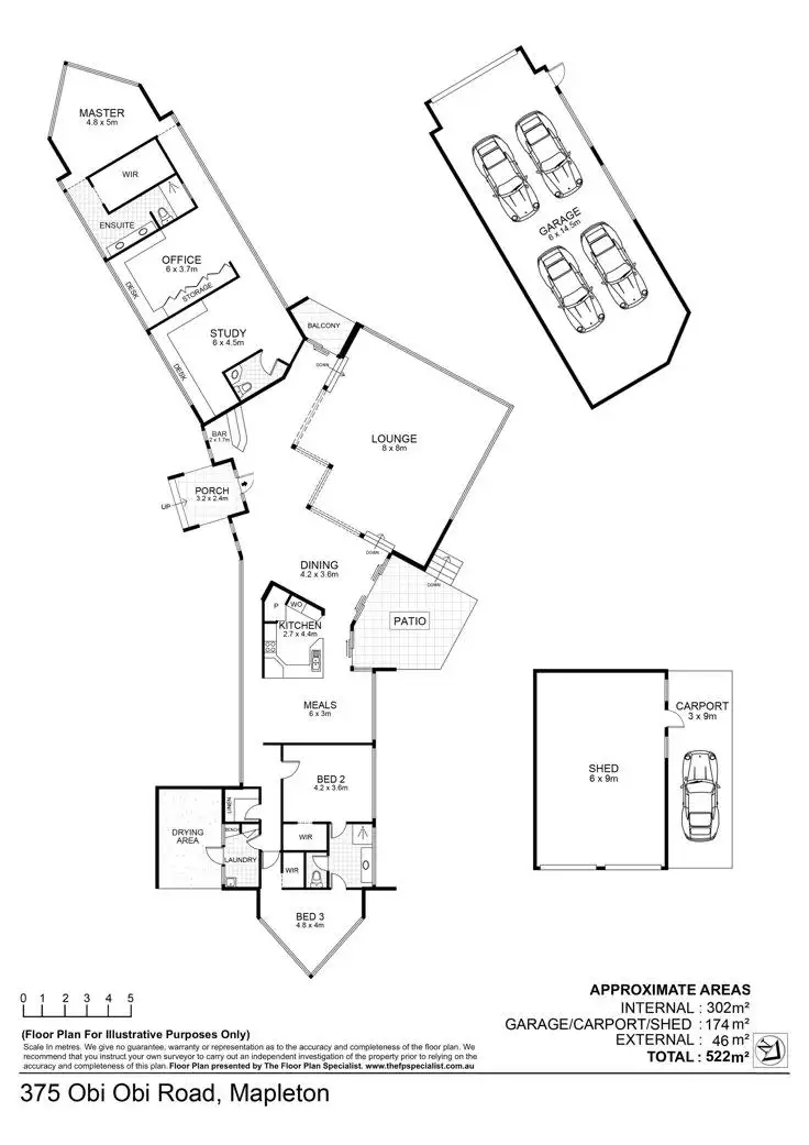 Floorplan of Homely house listing, 375 Obi Obi Road, Mapleton QLD 4560