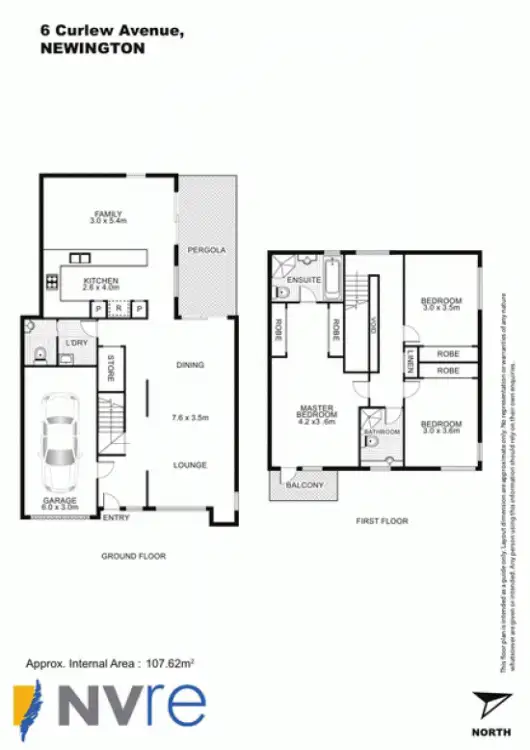 Floorplan of Homely house listing, 6 Curlew Avenue, Newington NSW 2127