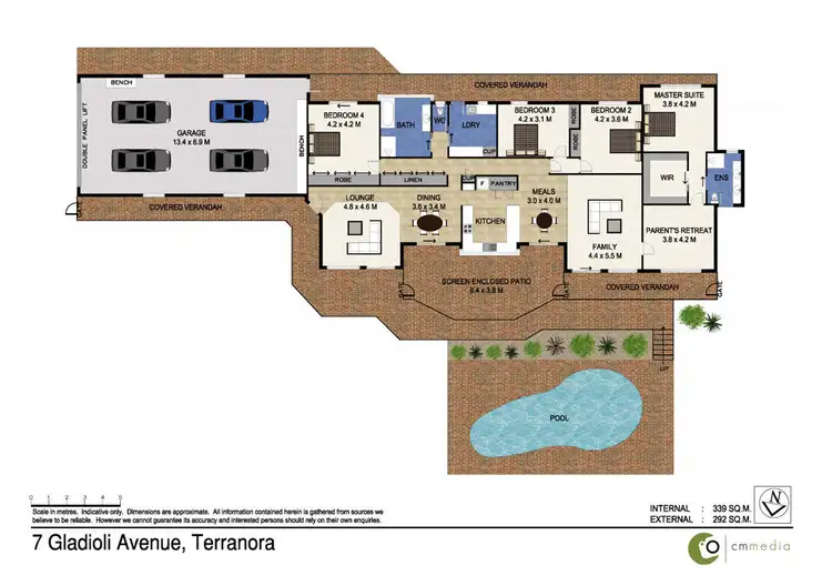 Floorplan of Homely house listing, 7 Gladioli Avenue, Terranora NSW 2486