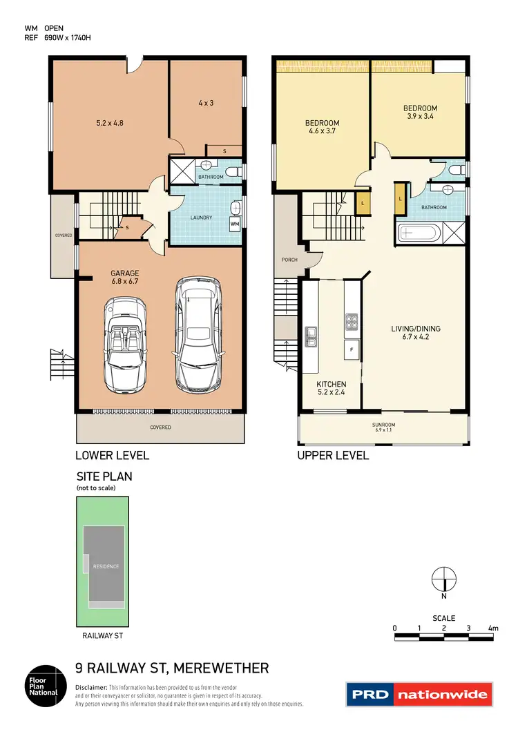 Floorplan of Homely house listing, 9 Railway Street, Merewether NSW 2291