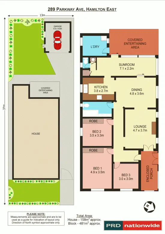Floorplan of Homely house listing, 289 Parkway Ave, Hamilton East NSW 2303