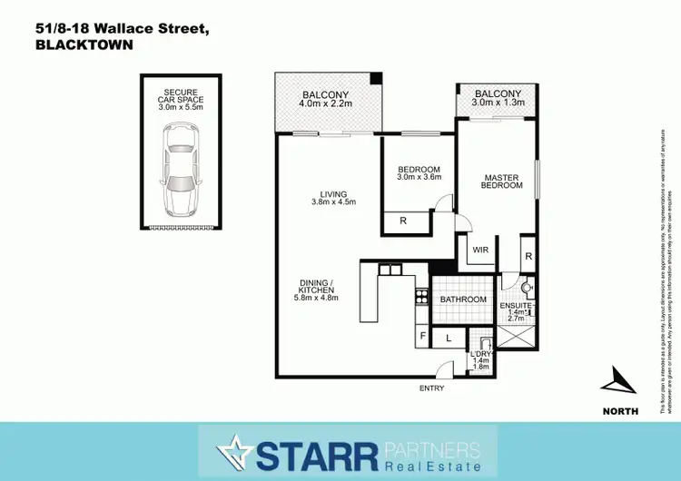 Floorplan of Homely unit listing, 51/8-18 Wallace Street, Blacktown NSW 2148